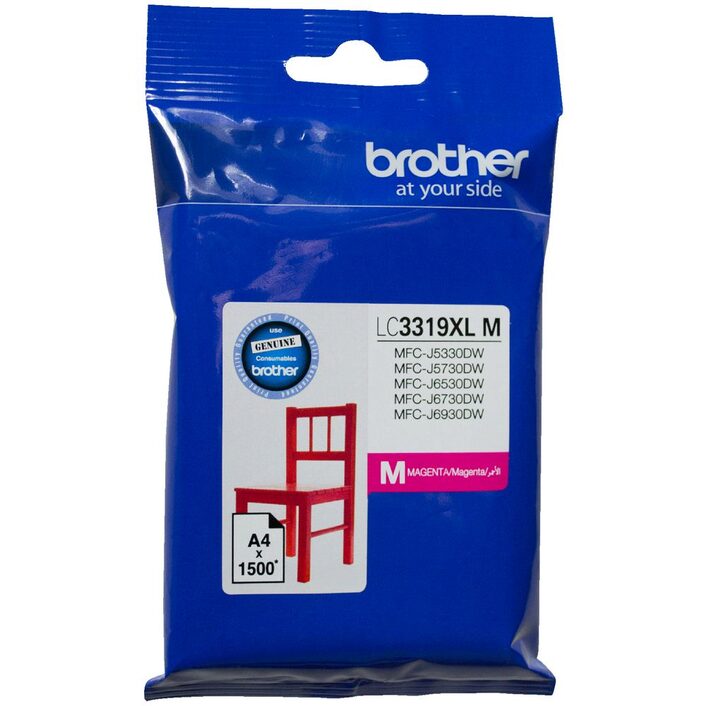 Brother LC3319XL genuine refilled magenta ink cartridge