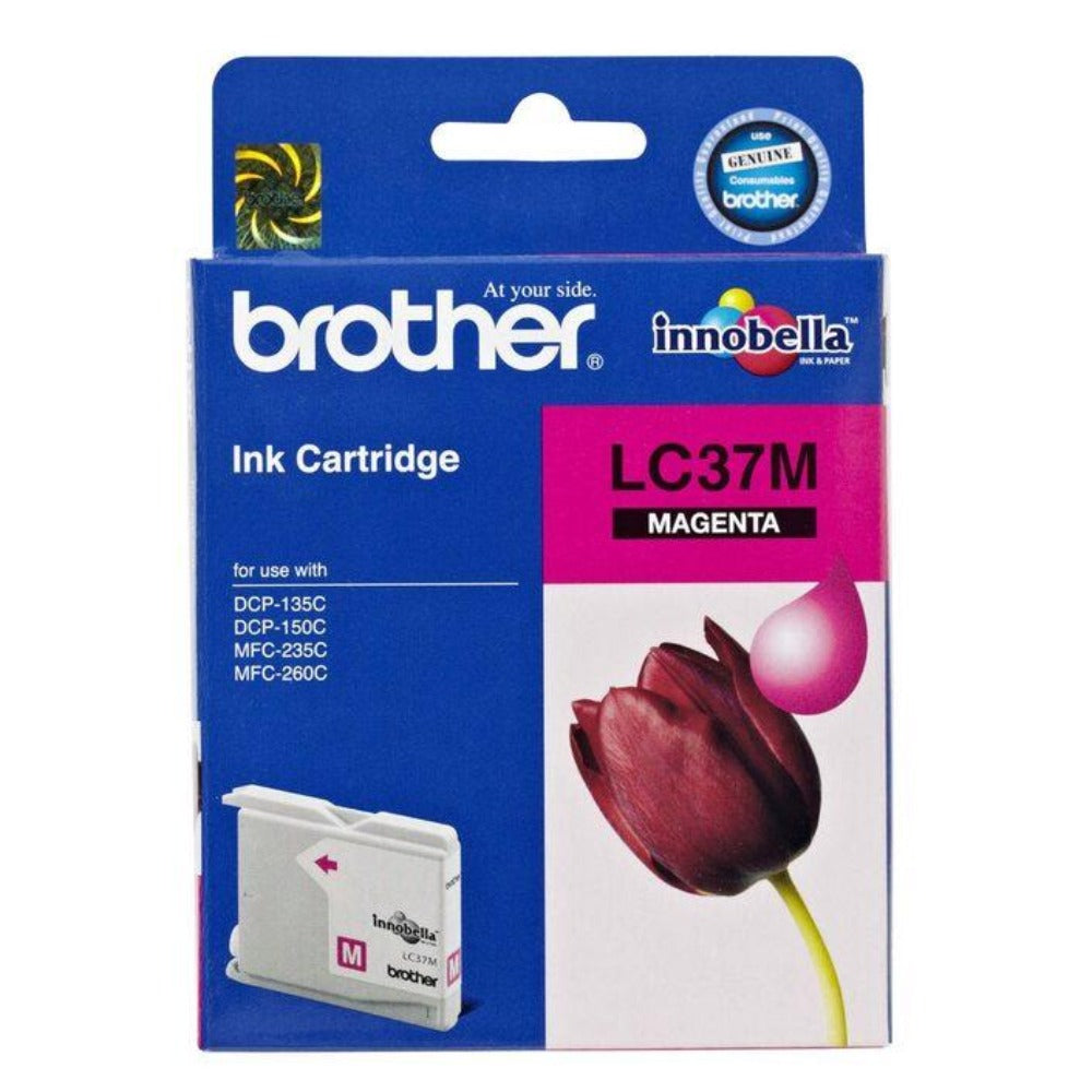Genuine LC37 Brother magenta ink refill