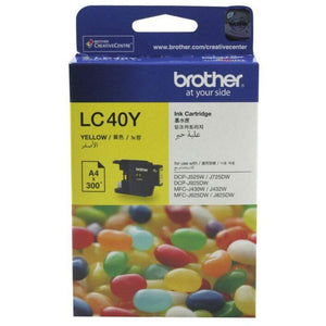 Genuine LC40 Brother yellow ink refill