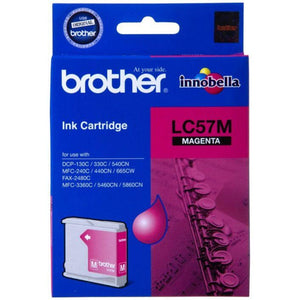 Genuine LC57 Brother magenta ink refill