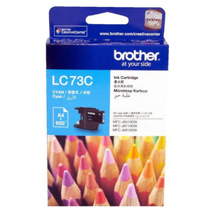 Genuine LC73 Brother cyan ink refill