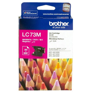 Genuine LC73 Brother magenta ink refill