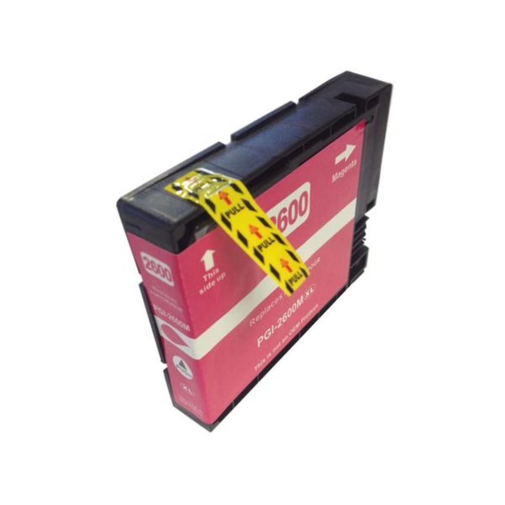 Compatible Canon PGI2600XL magenta ink cartridge