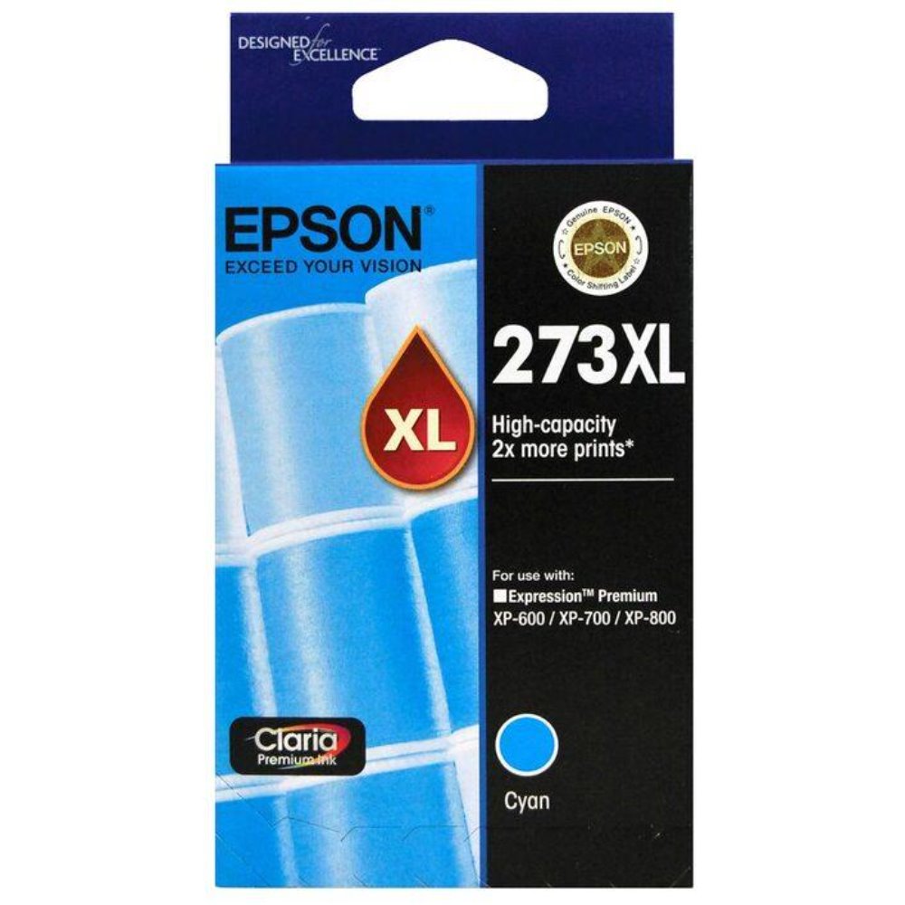 T273XL Epson genuine cyan ink