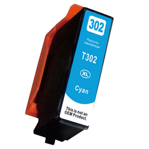 T302XL Epson compatible cyan ink