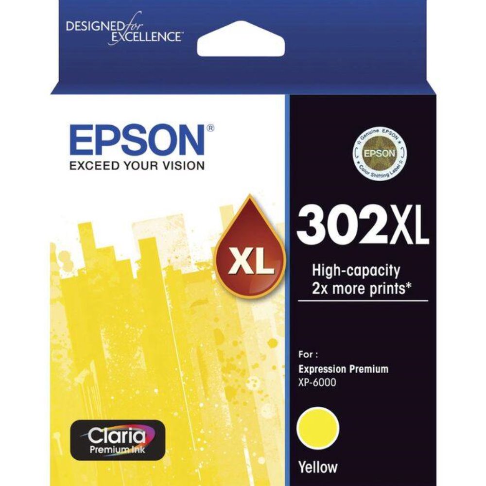 T302XL Epson genuine yellow ink
