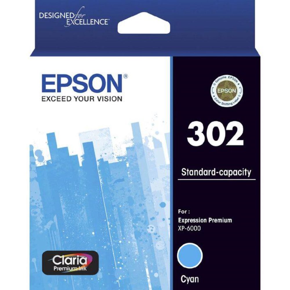T302 Epson genuine cyan ink