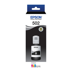 Epson T502 Genuine Black EcoTank Ink Refill Bottle
