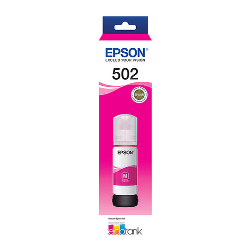 Epson T502 Genuine Magenta EcoTank Ink Refill Bottle