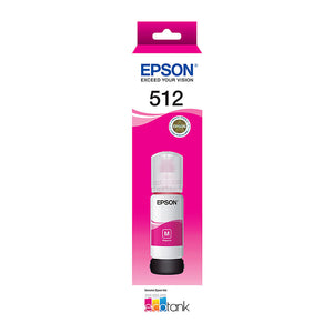 Epson T512 Genuine Magenta Ink EcoTank Refill Bottle