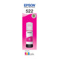 T522 Genuine Epson EcoTank Magenta Ink Refill Bottle