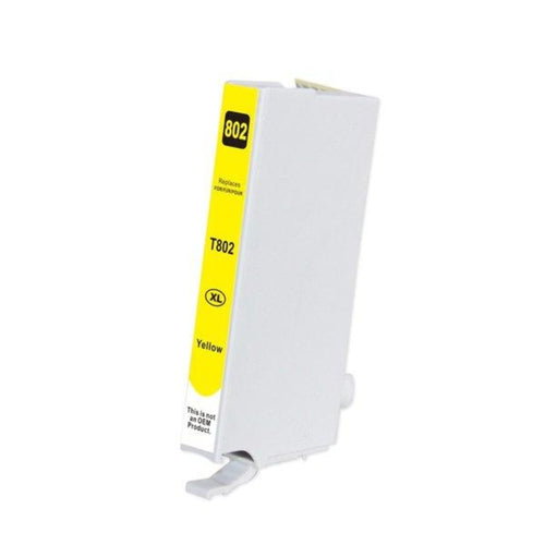 Epson T802XL compatible yellow ink cartridge