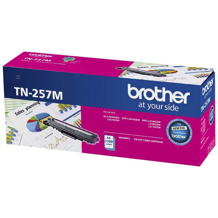 TN257 genuine Brother magenta toner