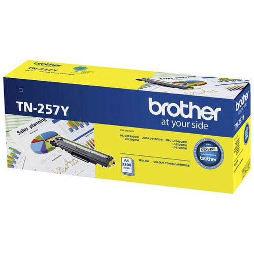 TN257 genuine Brother yellow toner